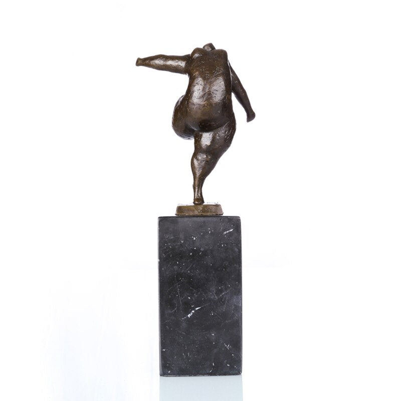 Bronze Sculpture <br/> Balance Bronze Statue 28 cm