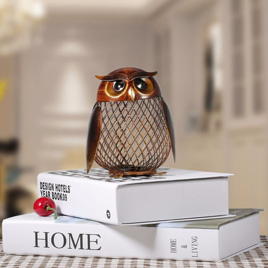 Vintage Owl Money Box