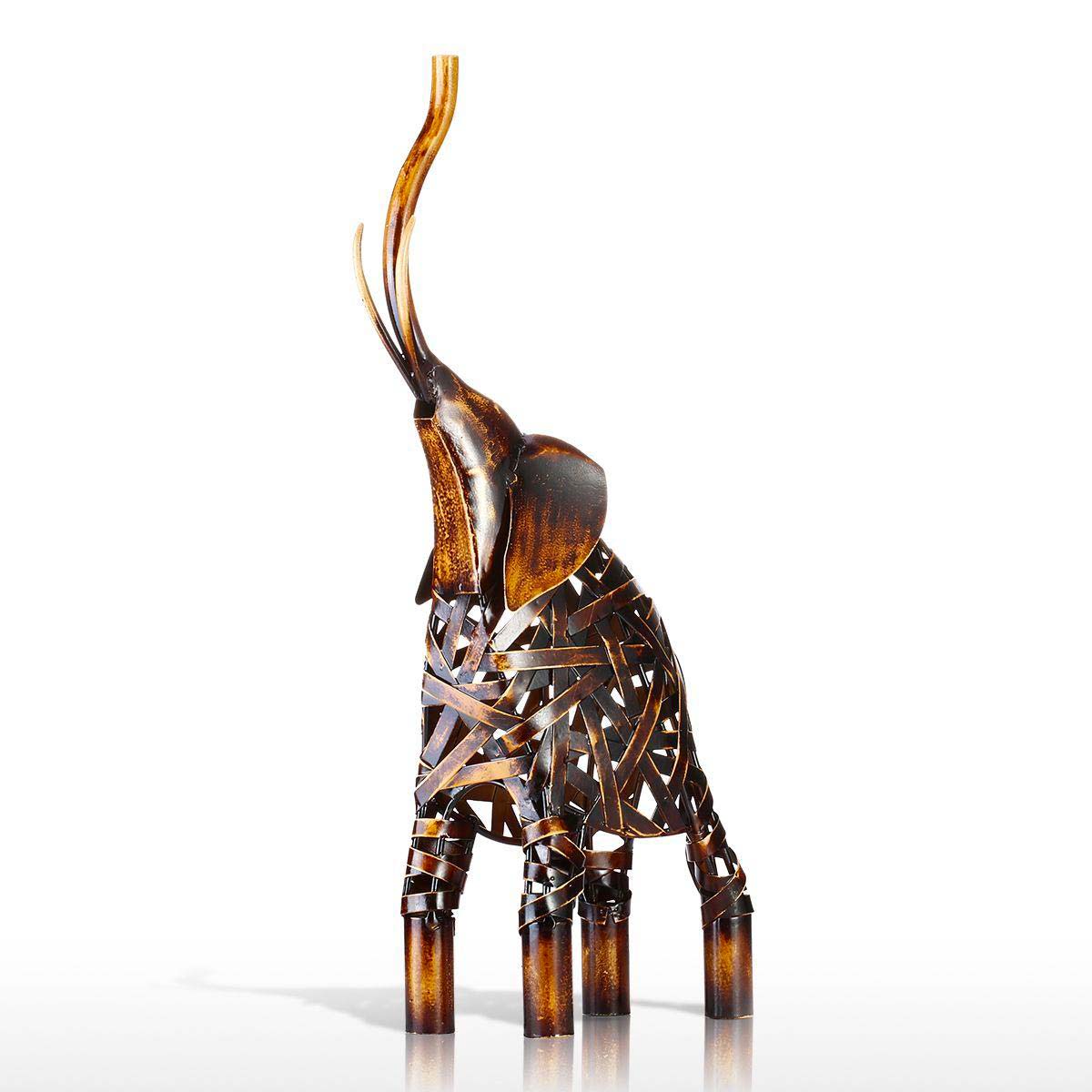 Metal Elephant Statue <br/> XXL Decor