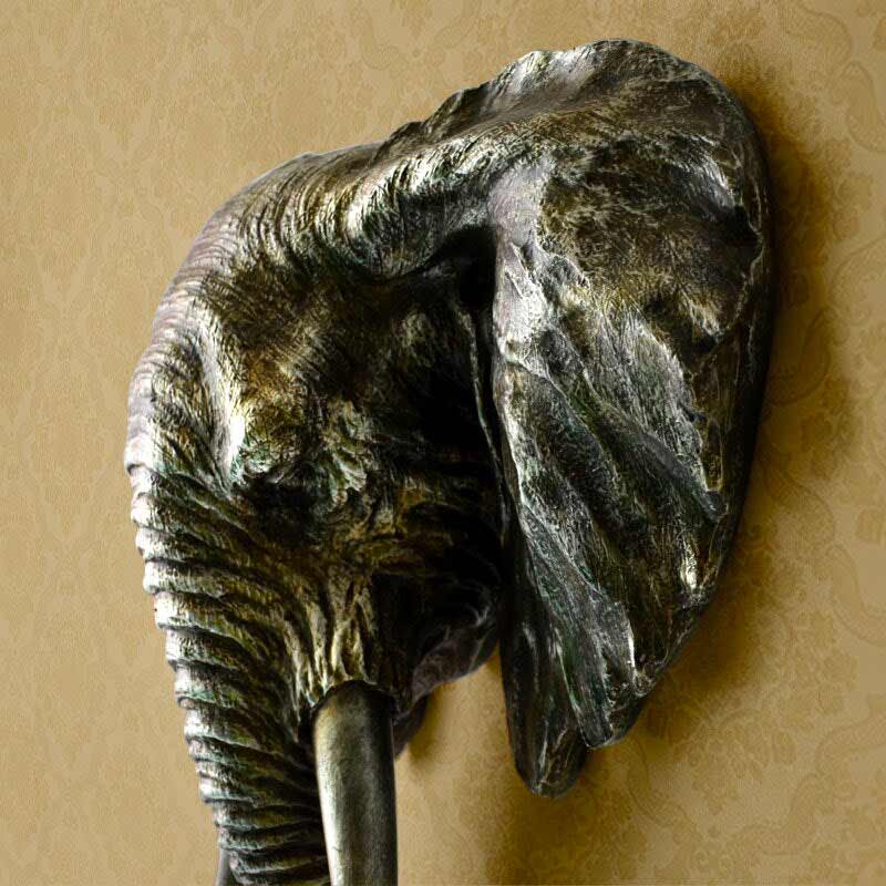 Elephant Wall Sculpture <br/> Living Room Wall Decor