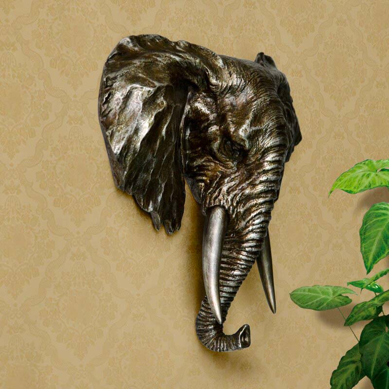 Elephant Wall Sculpture <br/> Living Room Wall Decor