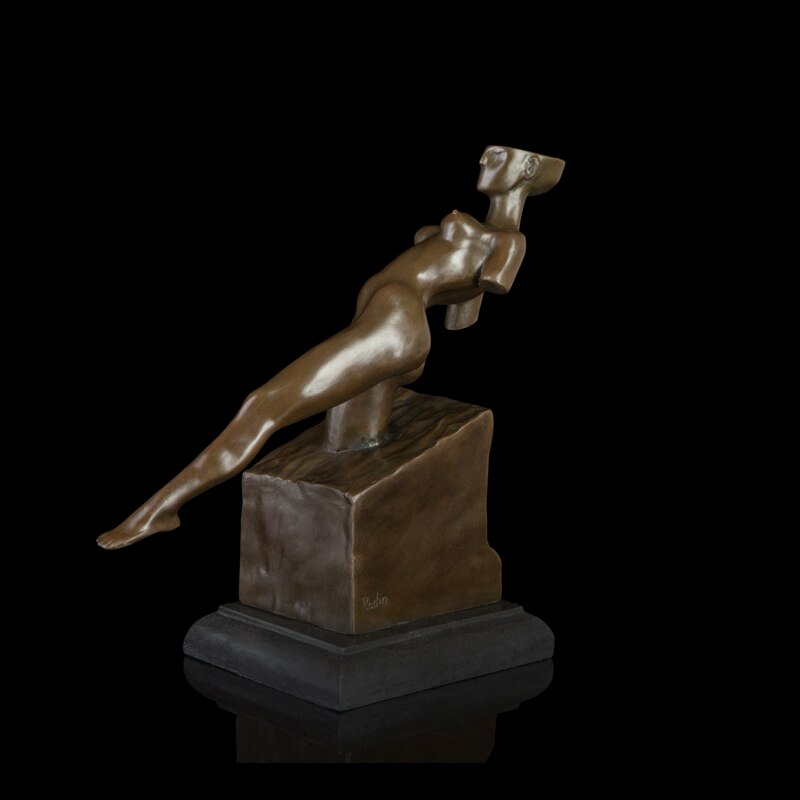 Rodin Woman Sculpture in Bronze 31 cm