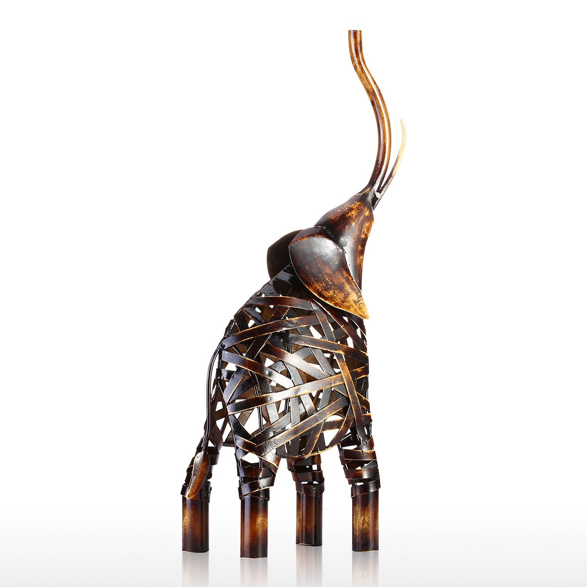 Metal Elephant Statue <br/> XXL Decor