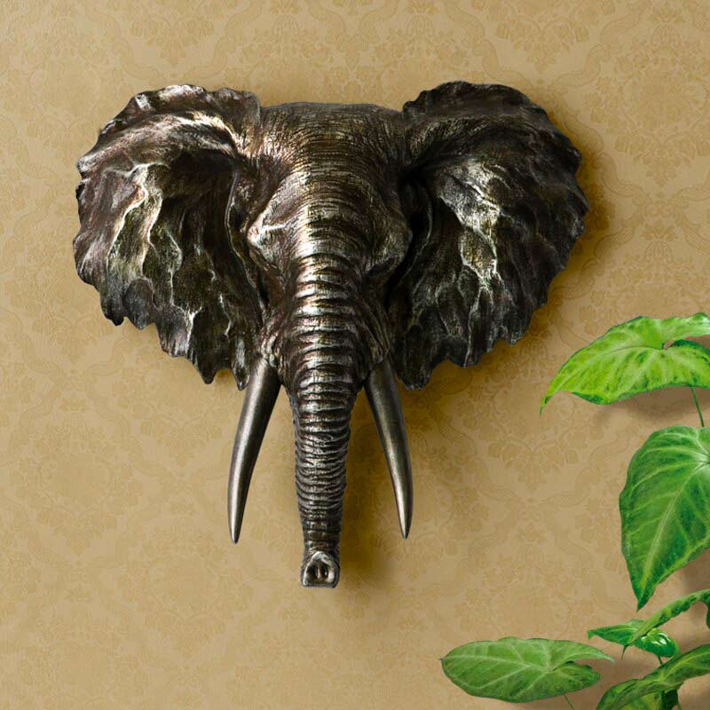 Elephant Wall Sculpture <br/> Living Room Wall Decor