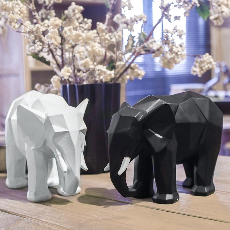 Large <br/> Resin Elephant Statue