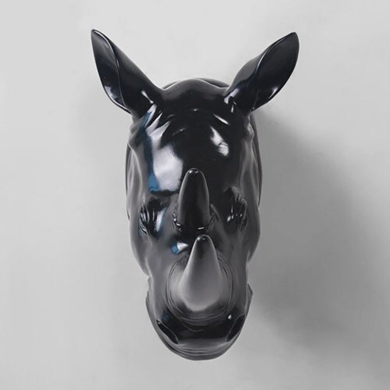 Rhinoceros Wall Sculpture <br/> Dining Room Wall Decor
