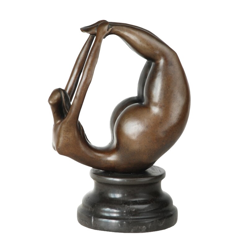 Bronze Sculpture <br/> Reclining Bronze Woman Statue 20 cm