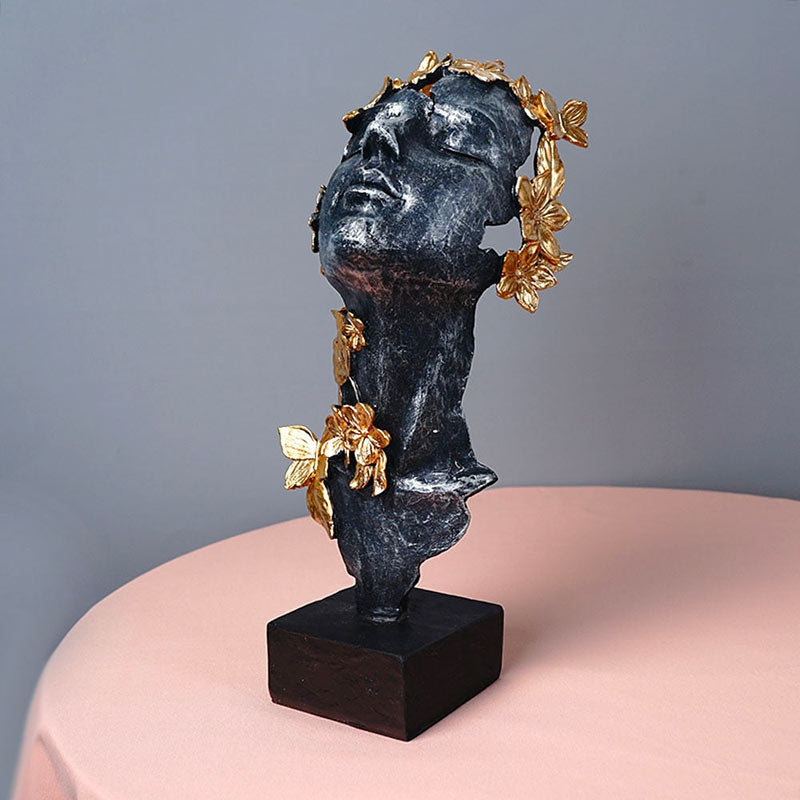 Woman Statue <br/> Woman Face Sculpture 31 cm