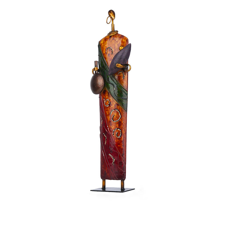 African Statue <br/> in Metal