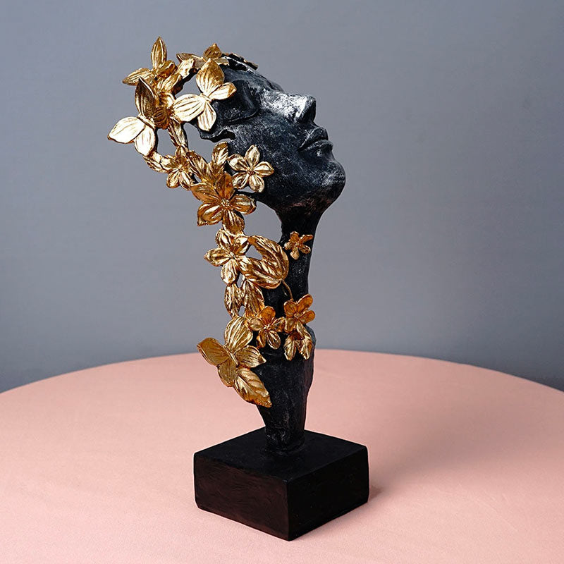 Woman Statue <br/> Woman Face Sculpture 31 cm