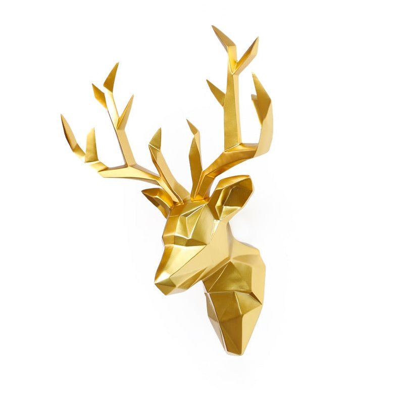 Deer Wall Sculpture <br/> Modern Living Room Wall Decor
