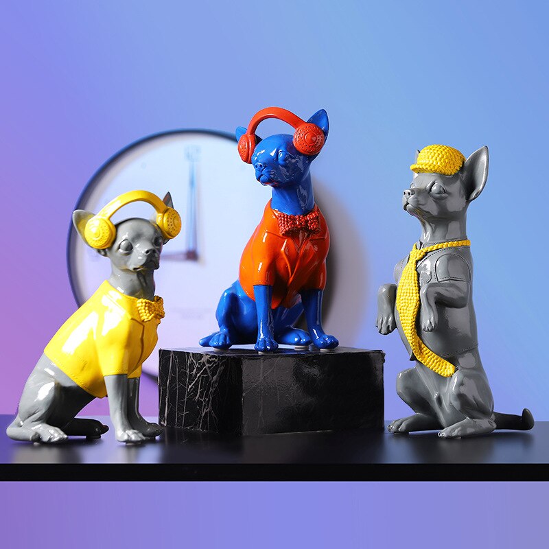 Dog Statue <br> Chihuahua Sculpture