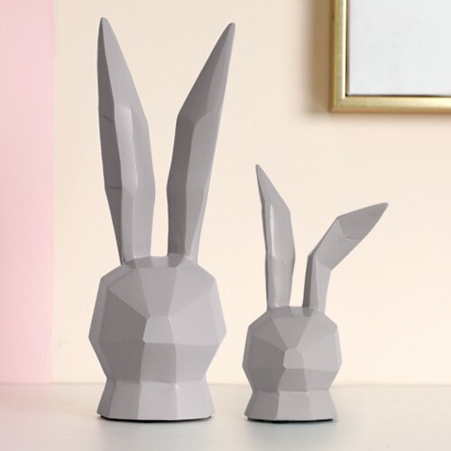 Origami Rabbit Statuette