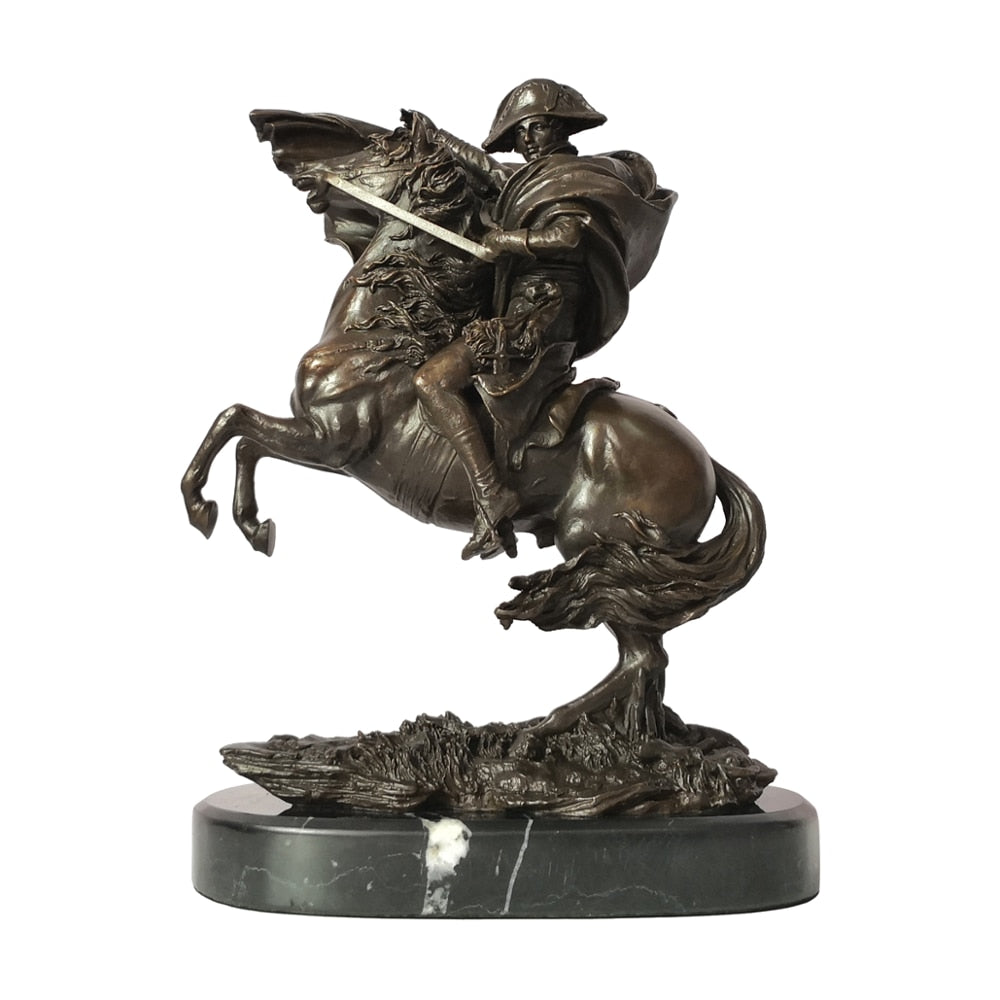 Napoleon on Horseback Statue in Bronze 29 cm