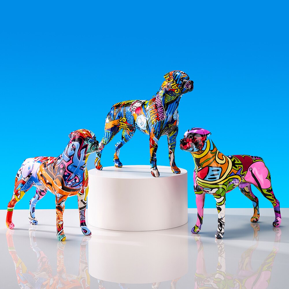 Dog Statue <br/> Pop Art Dog Sculpture