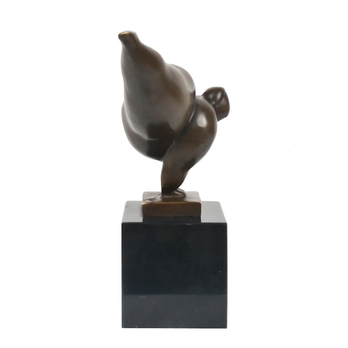 Curvy Bronze Woman Sculpture 22 cm