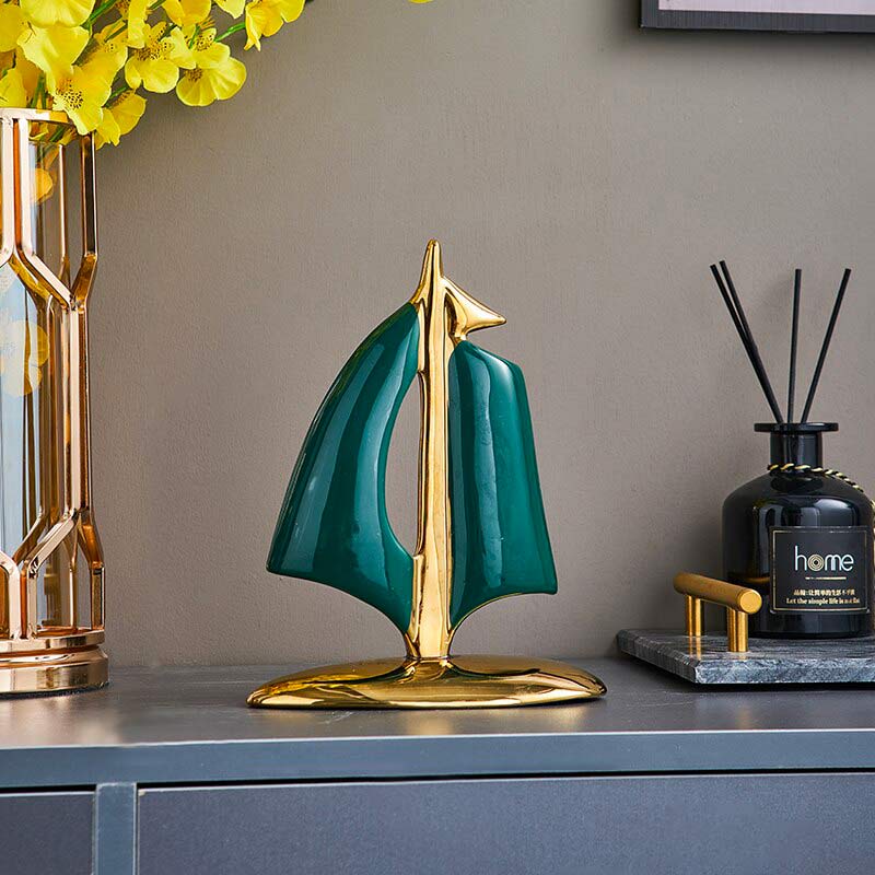 Modern Sculpture <br/> Boat Decor