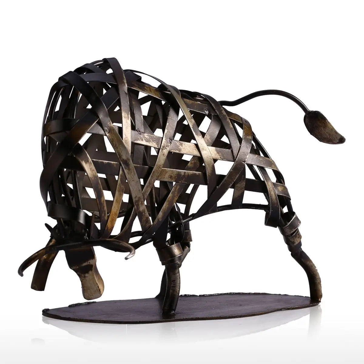 Rusty Bull Sculpture