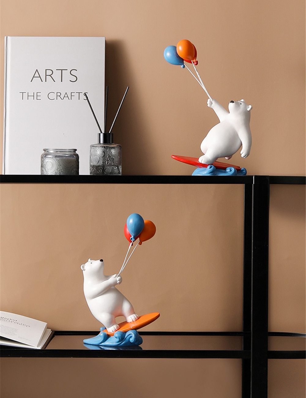 Balloon Polar Bear Surfer