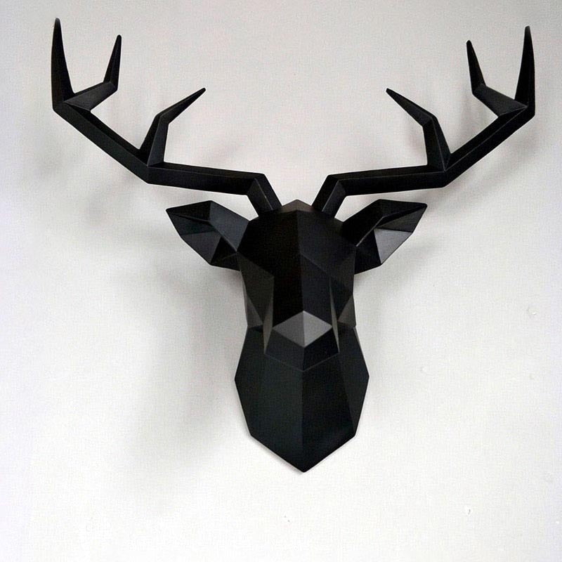 Deer Wall Sculpture <br/> Origami Wall Decor