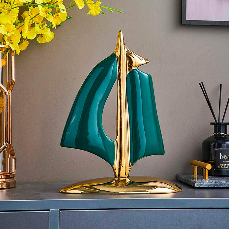 Modern Sculpture <br/> Boat Decor