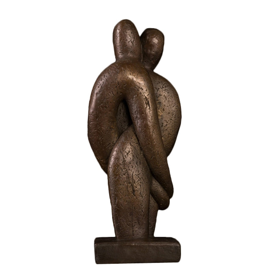 Bronze Couple Sculpture