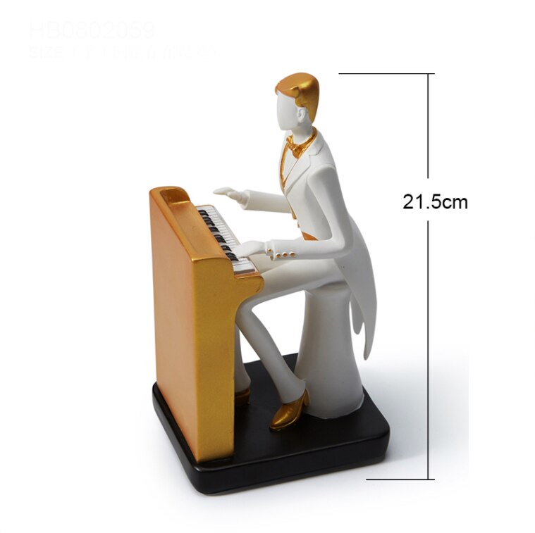 Man Statue <br> Musician Statuette