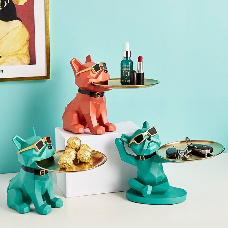 Geometric Dog Yoga Tray
