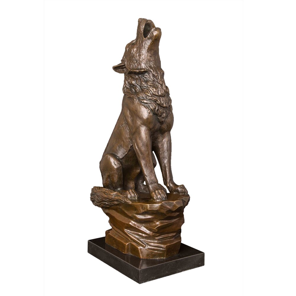Bronze Wolf 47 cm