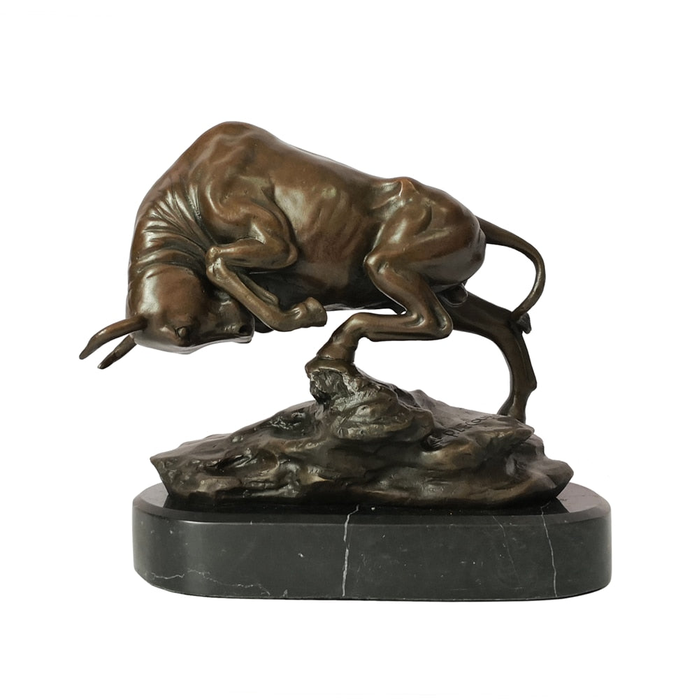 Bronze Sculpture <br/> Bronze Bull 20 cm
