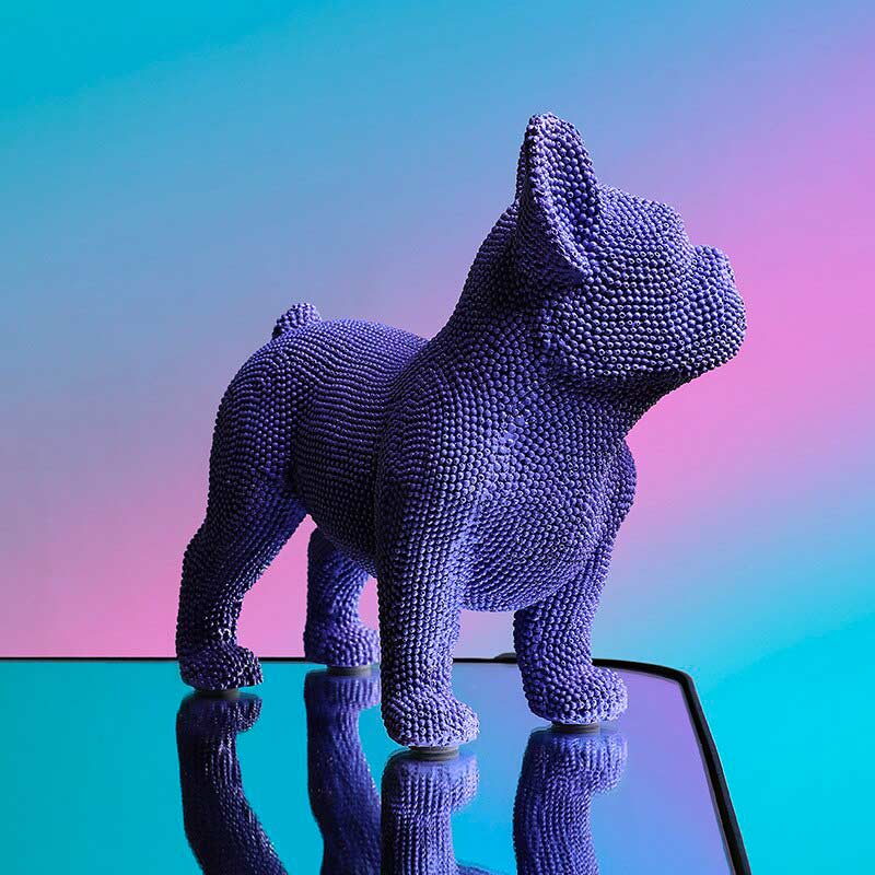 Bulldog Statue <br/> French Bulldog Decor 19 cm