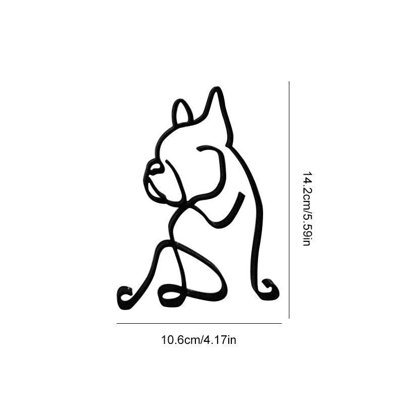 Wrought Iron Dog Miniature