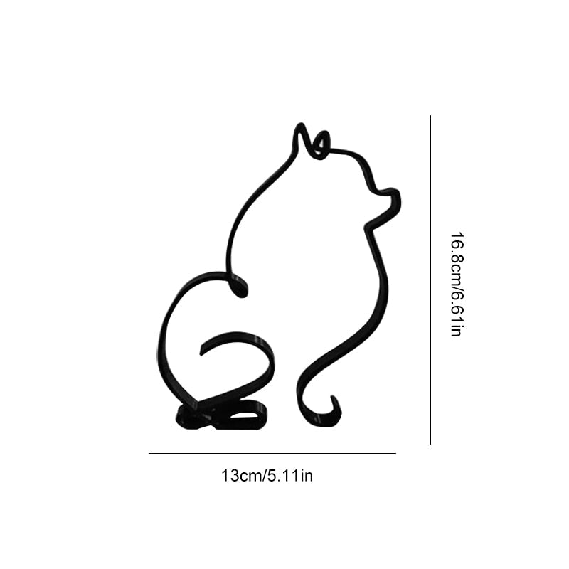 Wrought Iron Dog Miniature