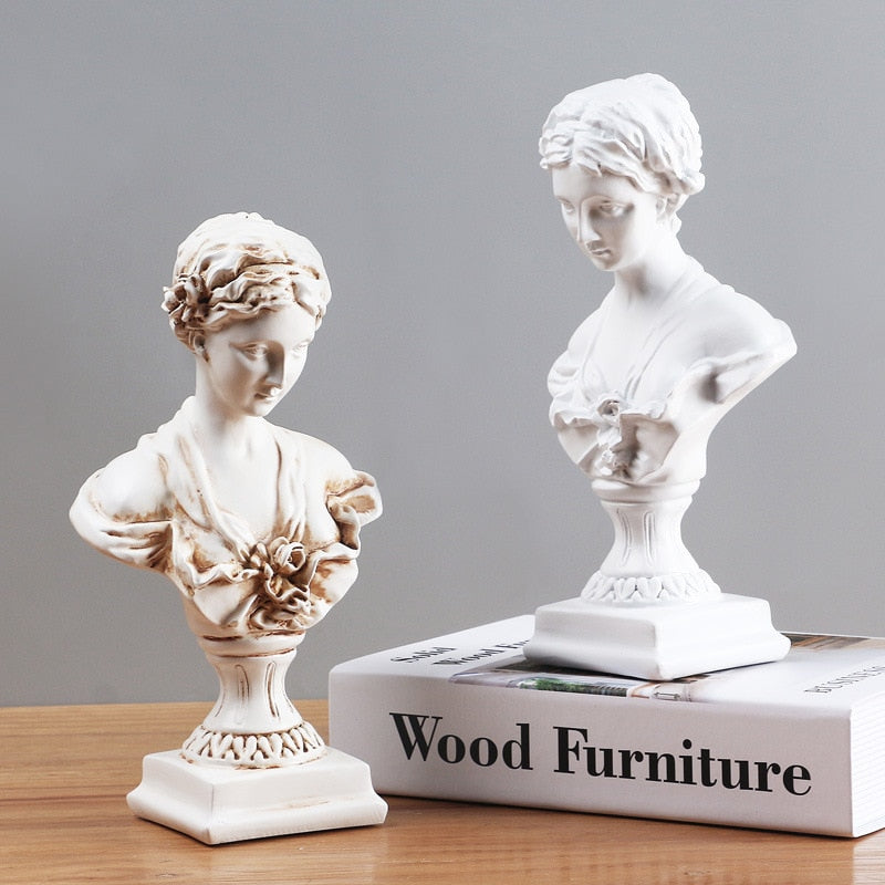 Greek Flora Girl Statue