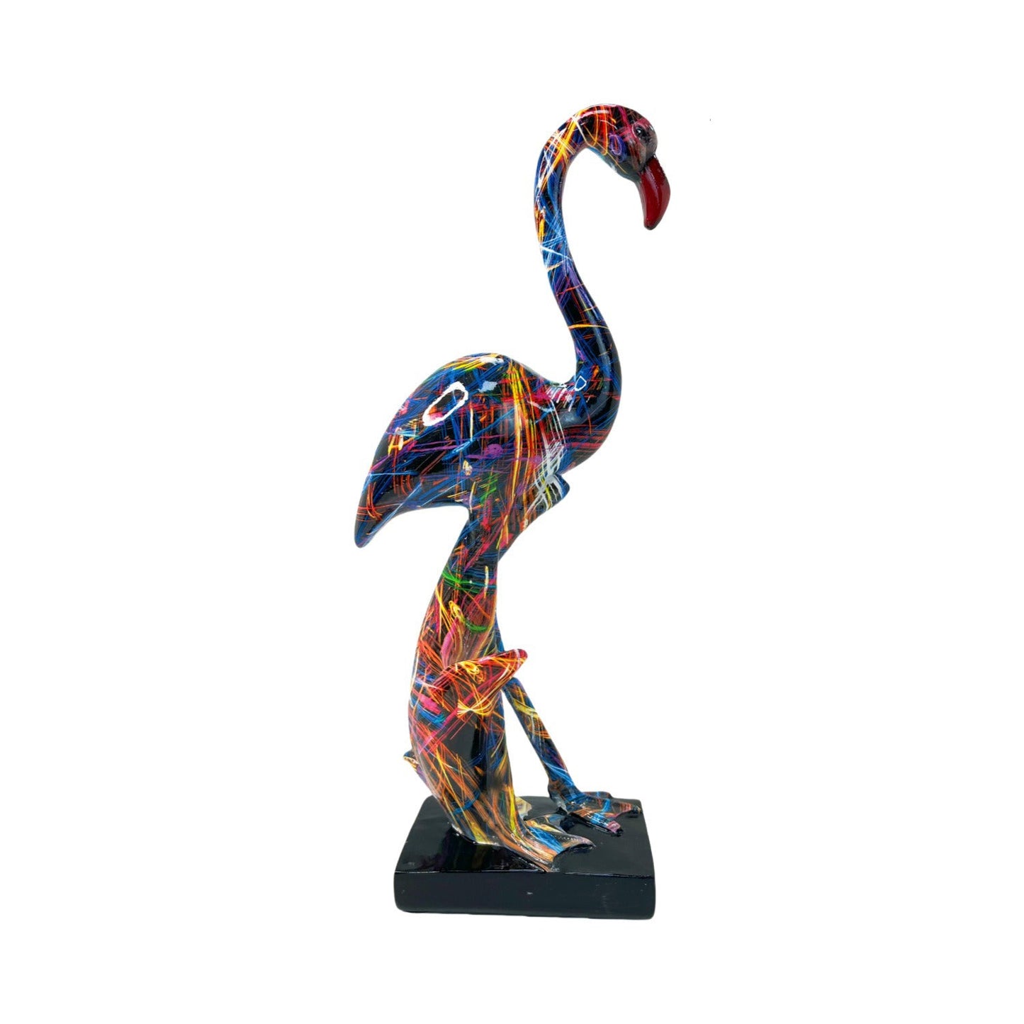 Pink Flamingo Sculpture, Laser, 35 cm