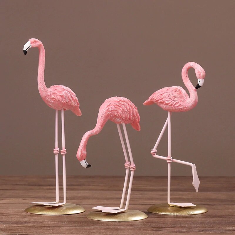 Pink Flamingo Figurine