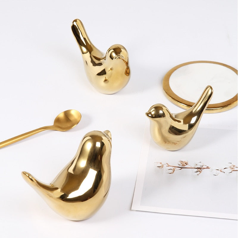 Golden Bird Figurine