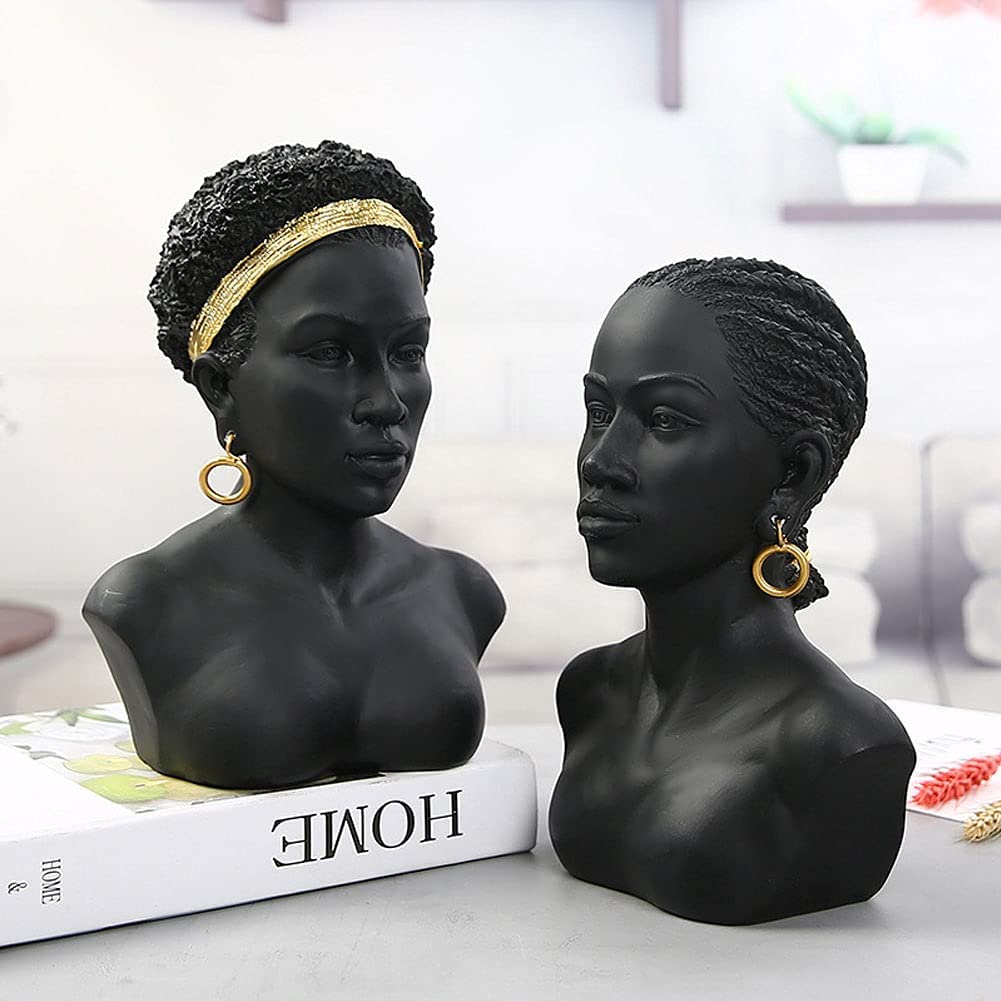 African Bust <br/> Woman 25 cm