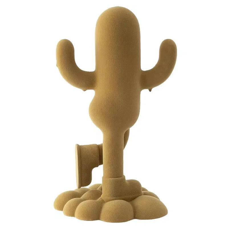 Modern Resin Cactus Statue 36 cm