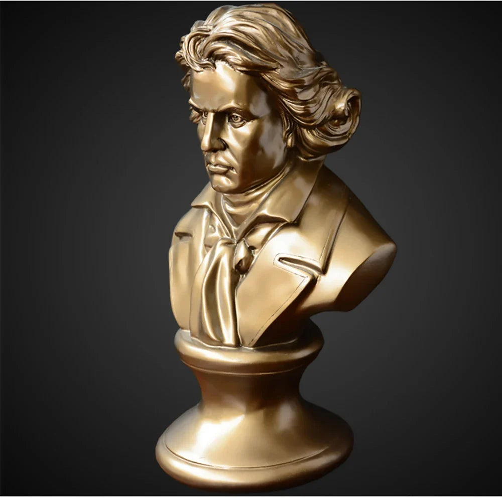 Gold Beethoven Bust 30 cm