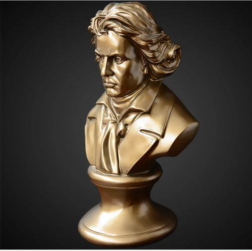 Gold Beethoven Bust 30 cm