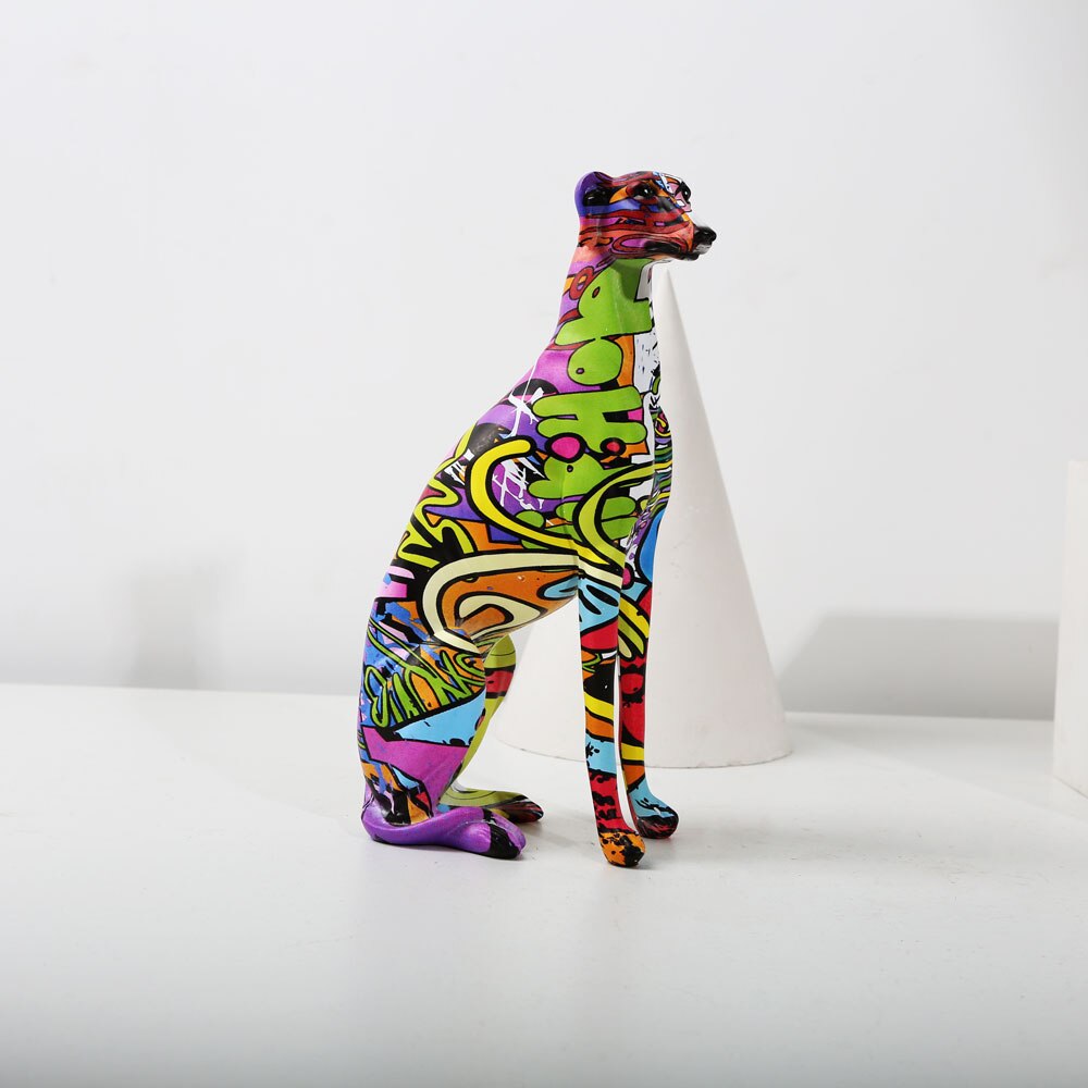 Greyhound Dog <br> Statue