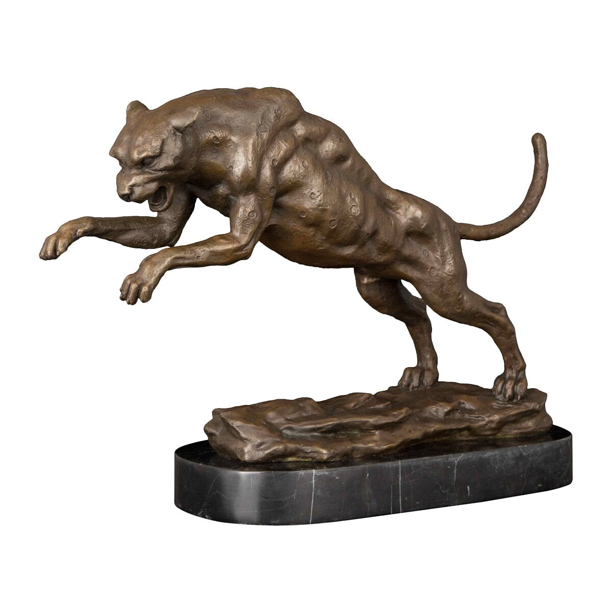 Bronze Leopard 23 cm