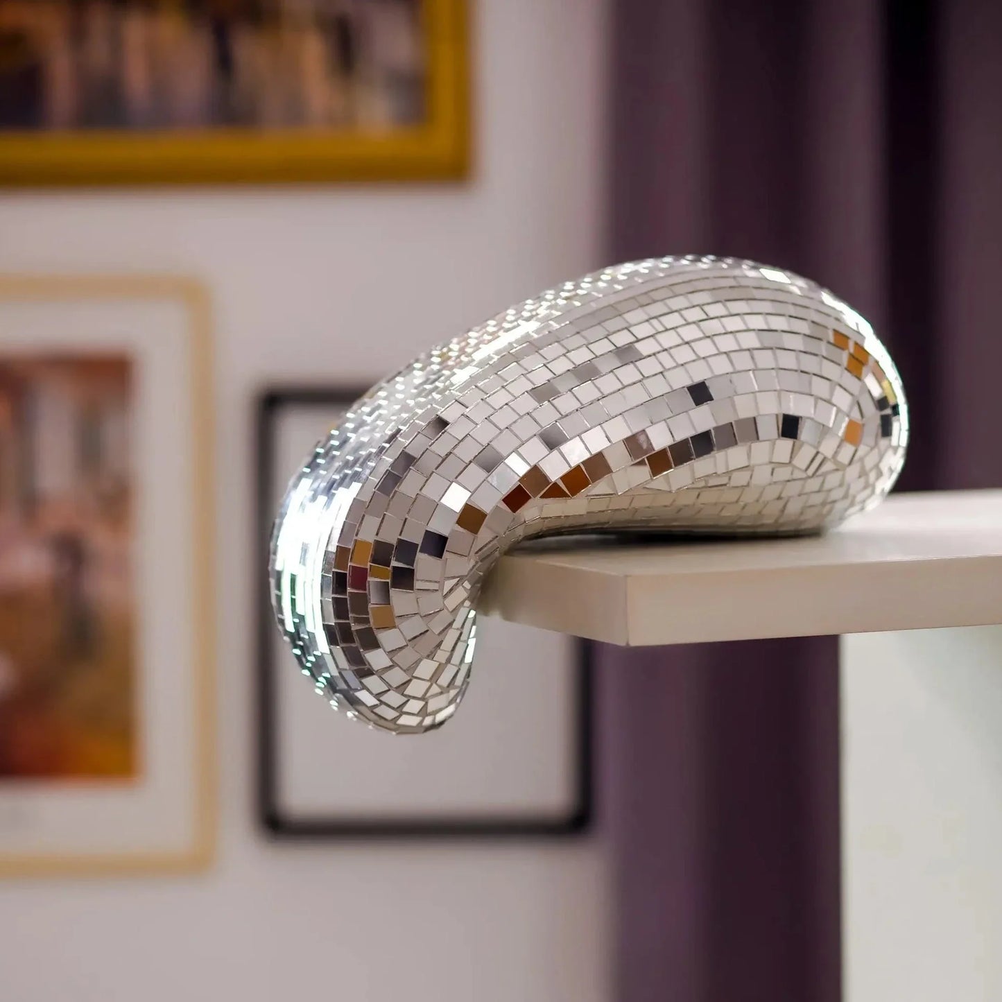 Melting Disco Ball Sculptures