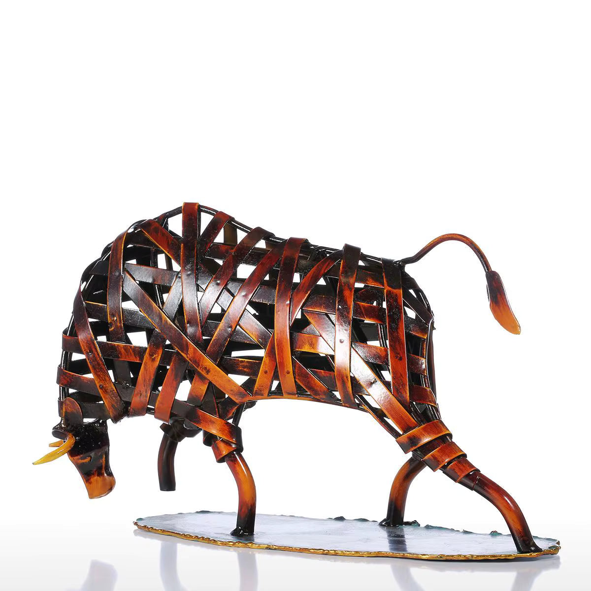 Rusty Bull Sculpture