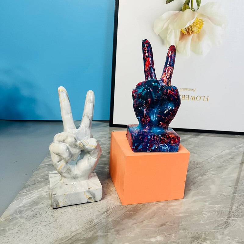 Contemporary Sculpture <br> Finger Statue