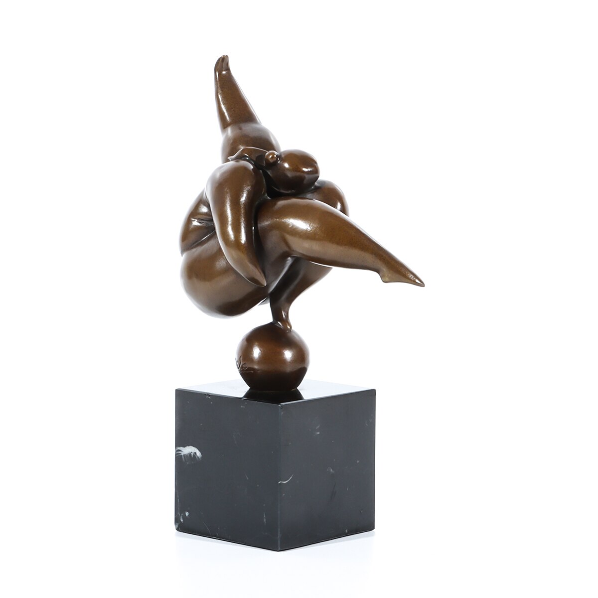 Bronze Statue, Replica of Botero Sculpture, 27 cm