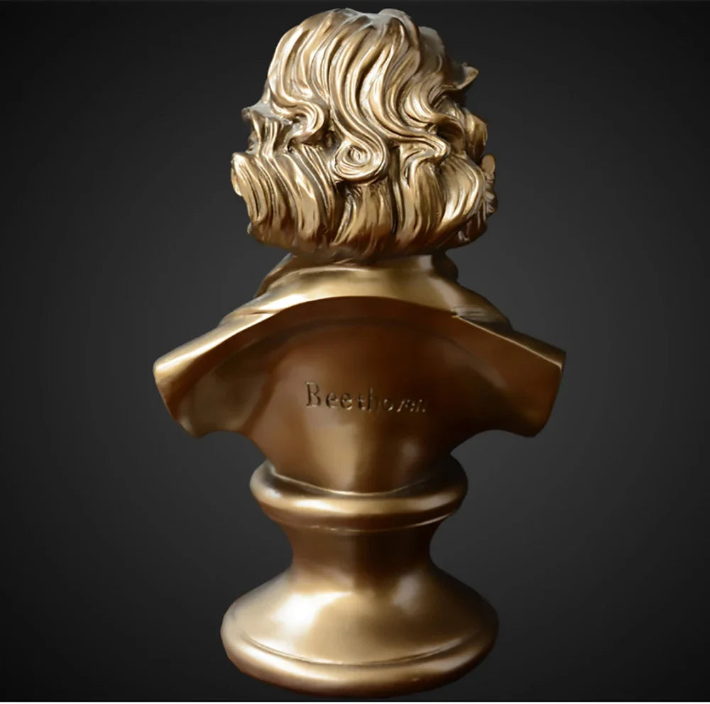 Gold Beethoven Bust 30 cm