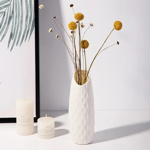 Minimalist White Nordic Vase 22 cm