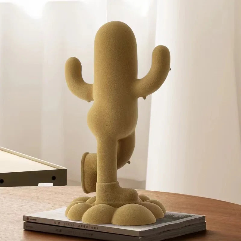 Modern Resin Cactus Statue 36 cm